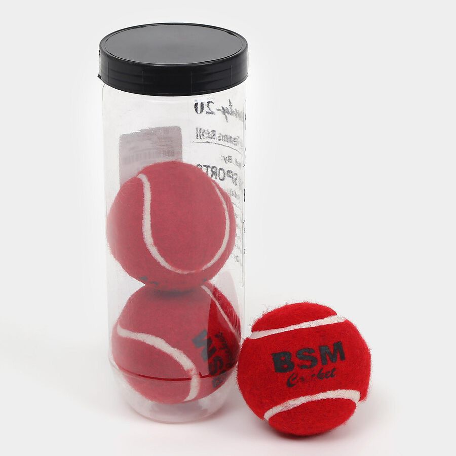 Red Tennis Ball Pack of 3 In Jar, , large image number null