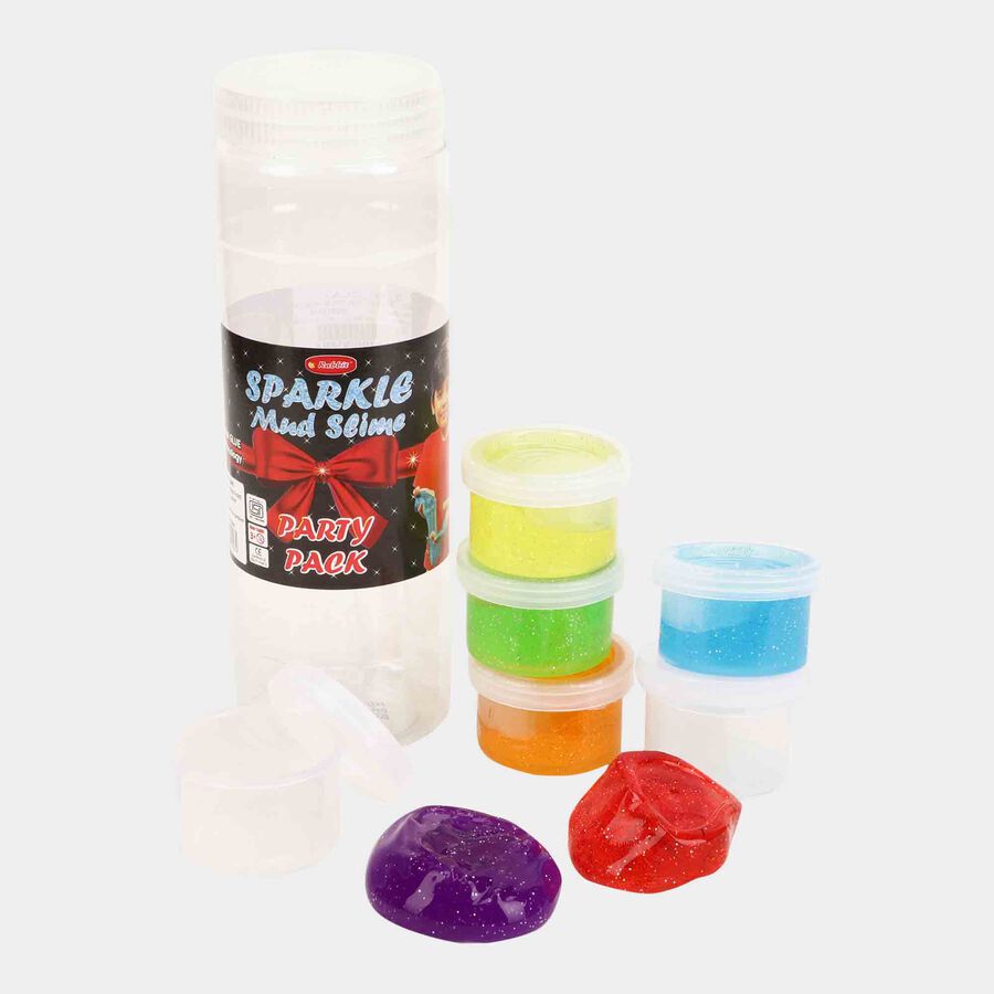 Kid's Sparkling Slime,6 Shades, , large image number null