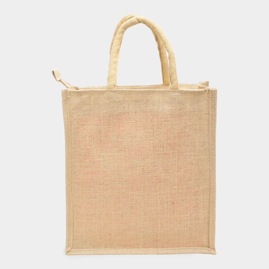 Beige Jute Bag, , large image number null