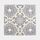 Grey Embroidered Floral Cushion Cover, , small