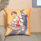 Yellow Microfiber Cushion, , small image number null