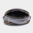Women's Grey Polyurethane Sling Bag, , small image number null