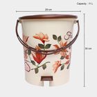 11 L Brown Plastic Dustbin, , small image number null
