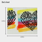 White Printed Polyester Blanket, , small