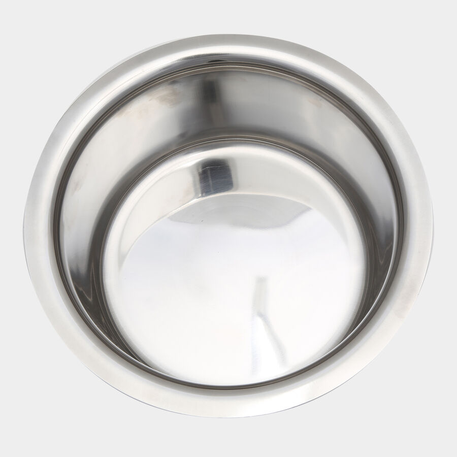 Stainless Steel Tope (Patila) - 23 cm (2.8 L), Induction Compatible, , large image number null