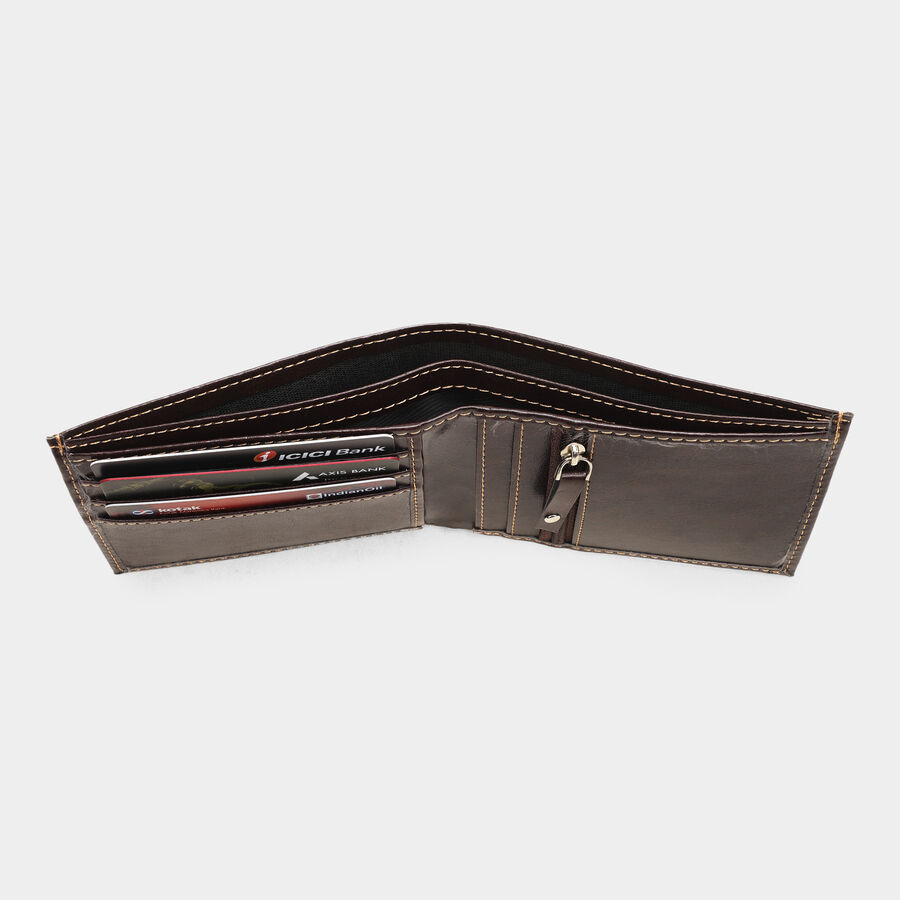 Men's Brown Polyurethane Wallet, , large image number null