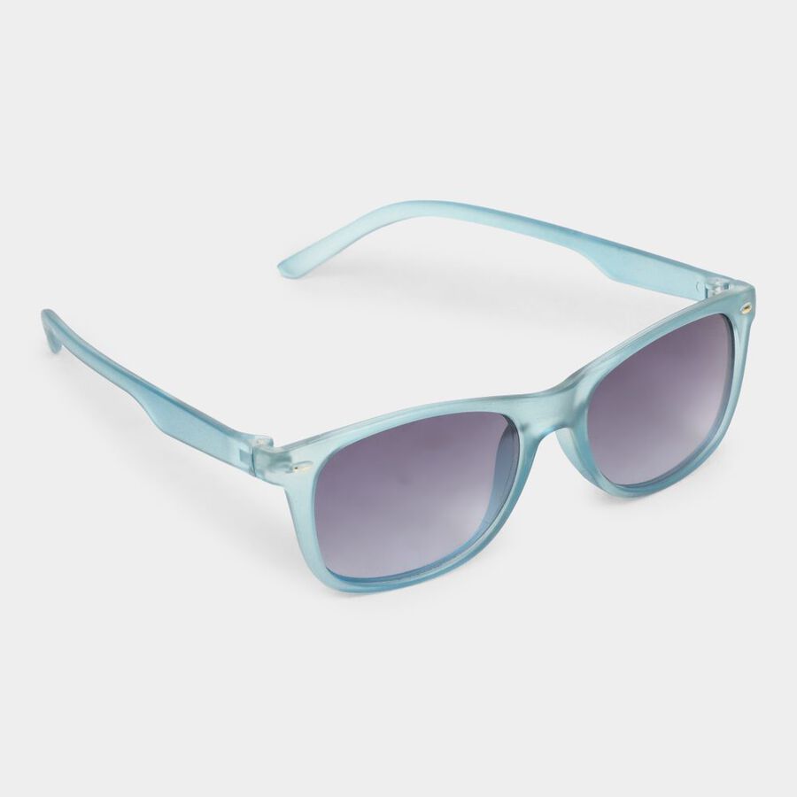 Kid's Plastic Clear Glass Wayfarer Sunglasses, , large image number null