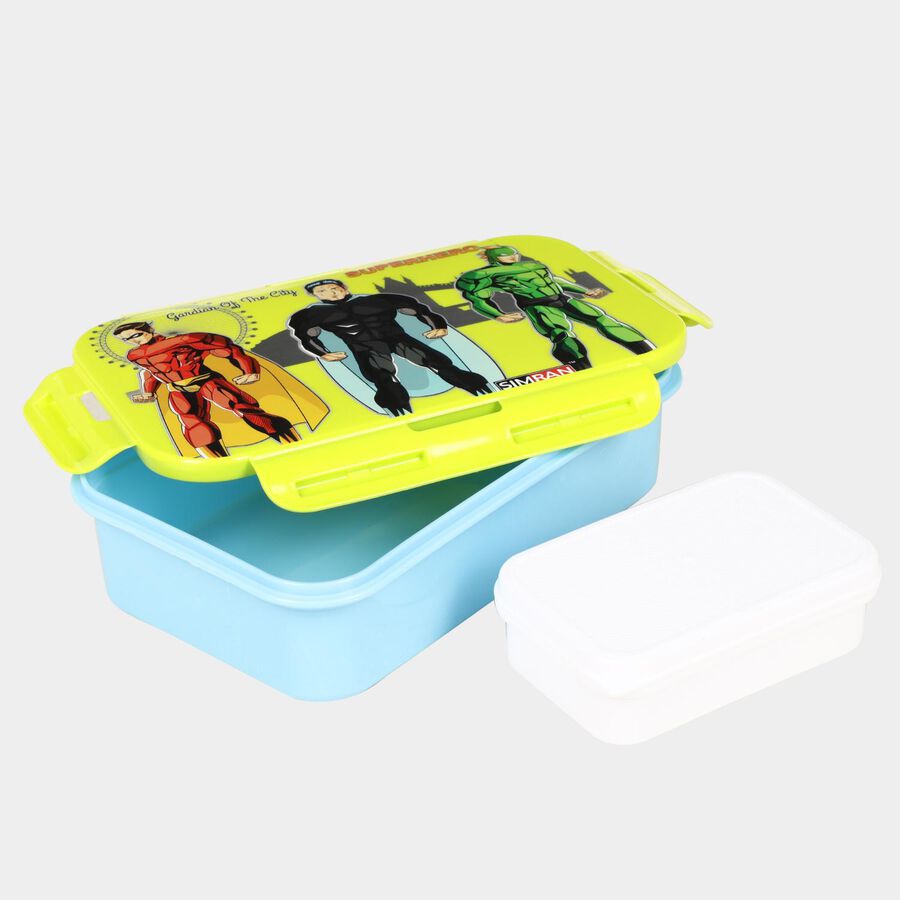 Plastic Lunch Box with Water Bottle, , large image number null