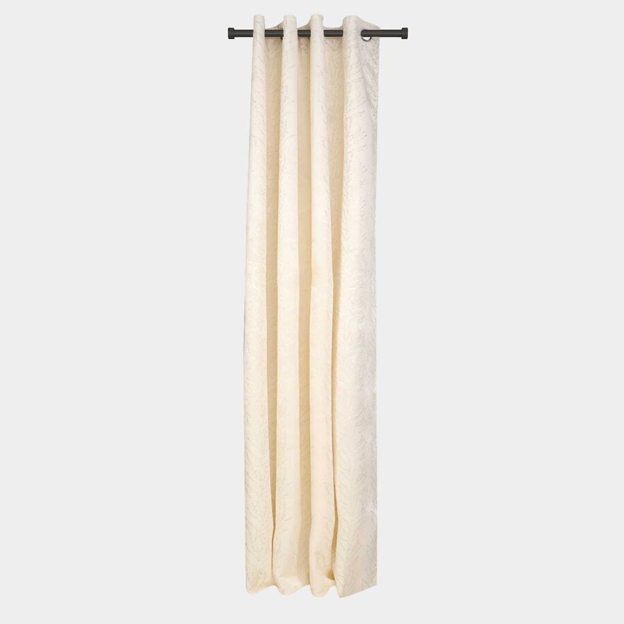 9ft. Cream Velvet Long Door Curtain, , large image number null