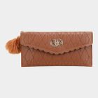 Women's Tan Polyurethane Sling Bag, , small image number null