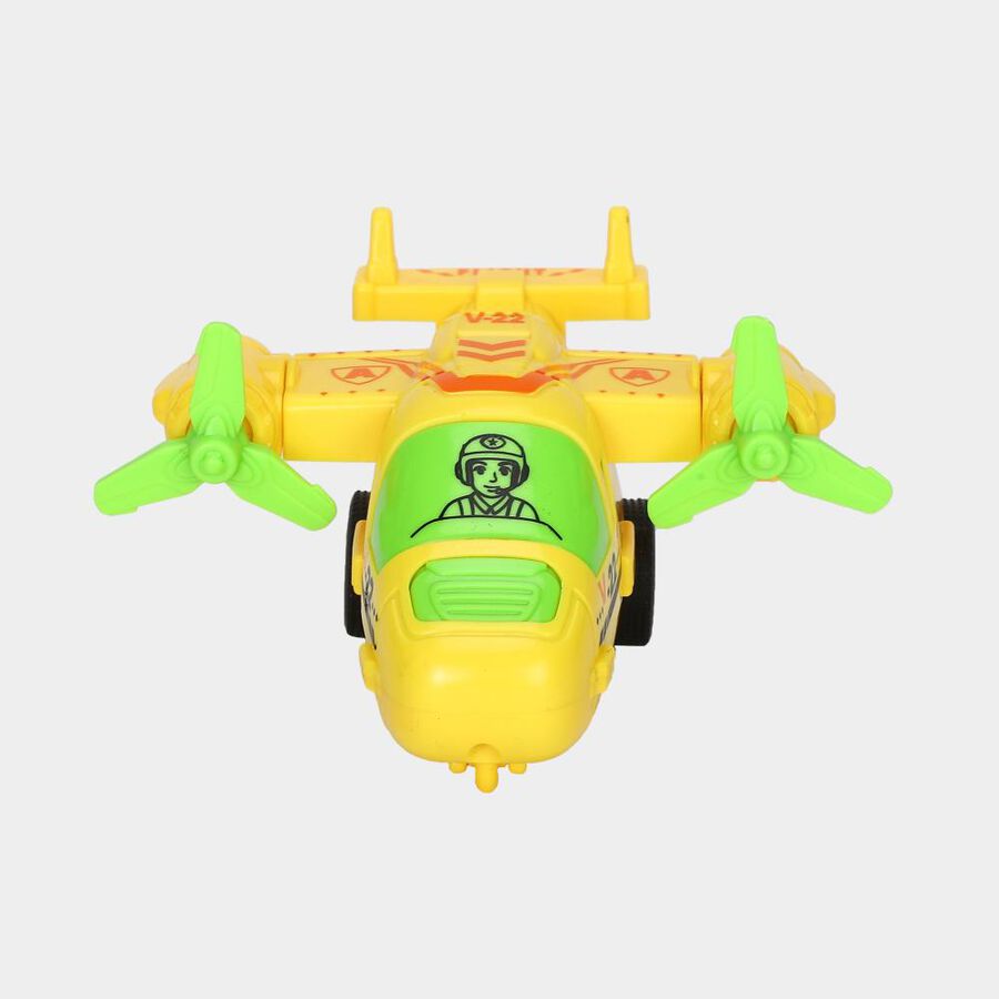 Kid's Rotating Military Aircraft Helicopter Toy, , large