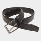 Men's Black Polyurethane Casual Belt, , small image number null