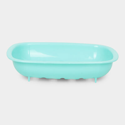 Blue Plastic Soap Dish 