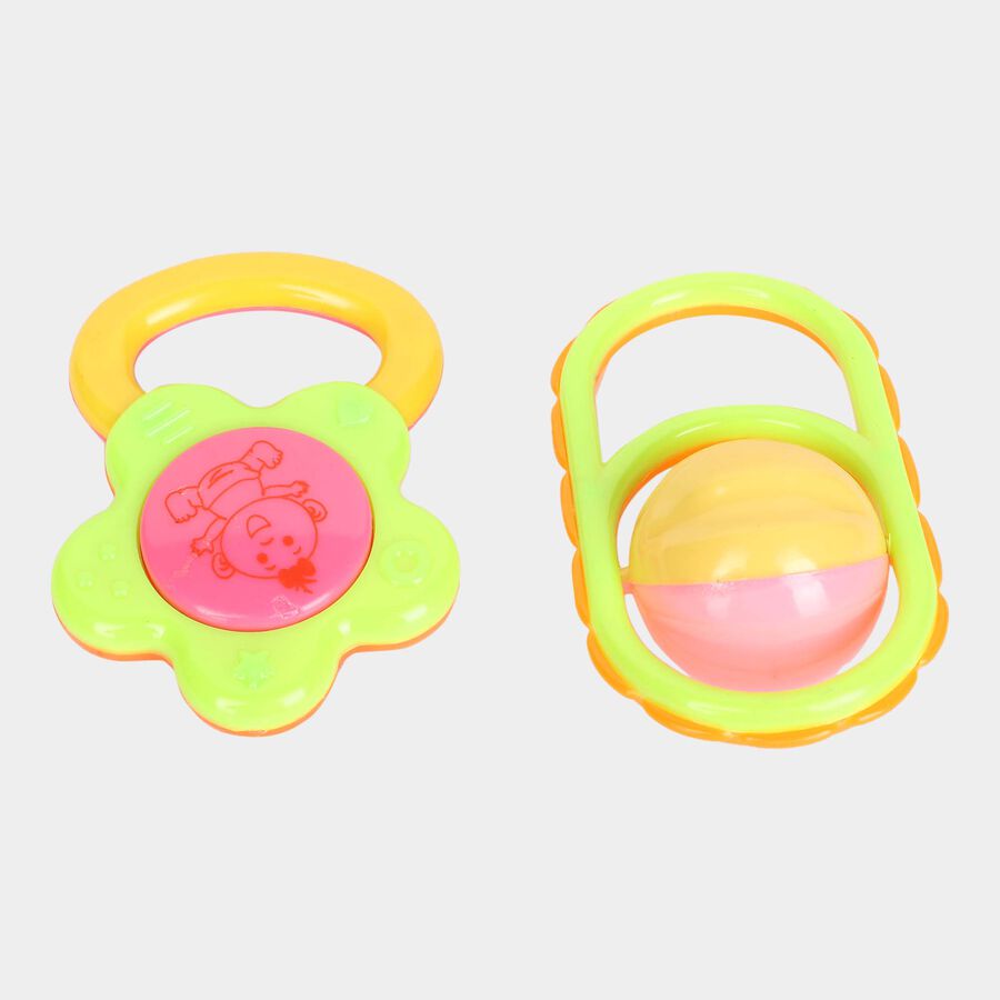 Baby Rattles, Set of 6(Colour/Design May Vary), , large image number null