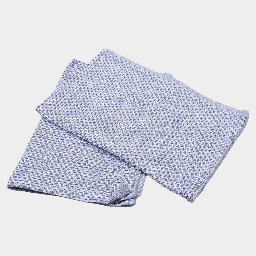 530 GSM Blue Cotton Hand Towel, , large image number null