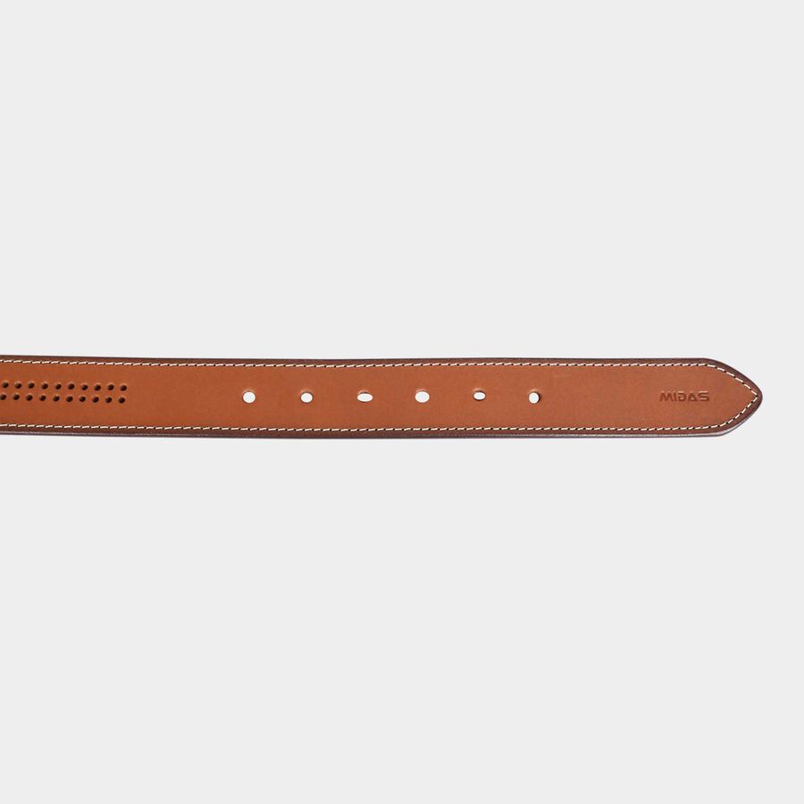 Men's Polyurethane Casual Belt, Size 40, Smooth/Plain, , large image number null