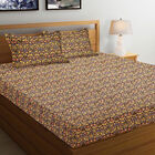 120 GSM Brown Microfiber Double Bedsheet, , small image number null