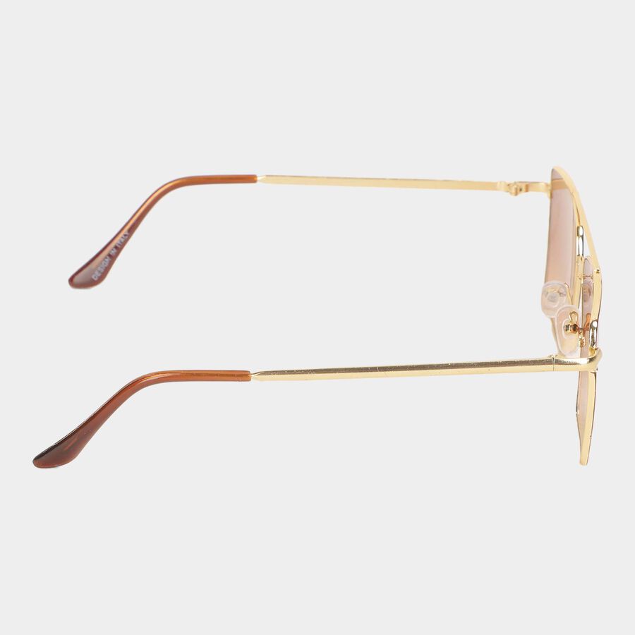 Men's Square Sunglasses, Metal, , large image number null