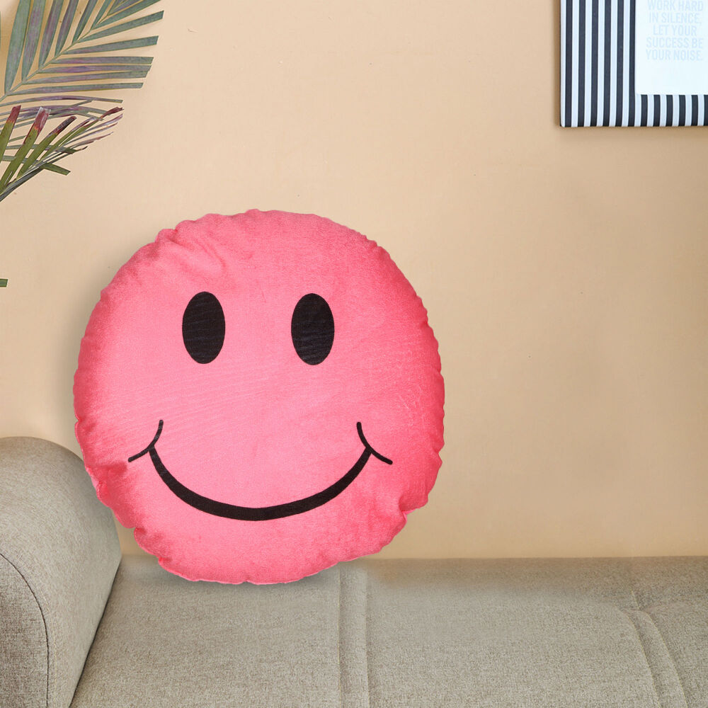 Home Beautiful                         Pink Microfiber Cushion