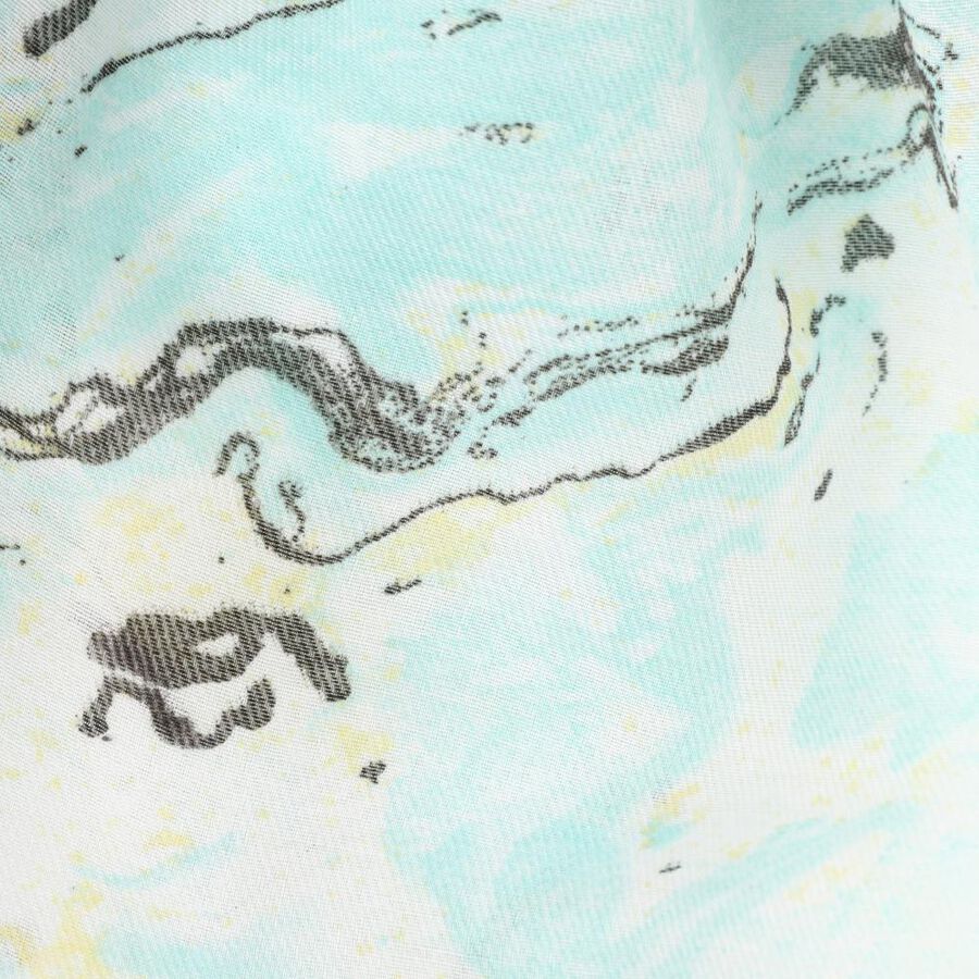 Women's off White Viscose Scarf, , large image number null