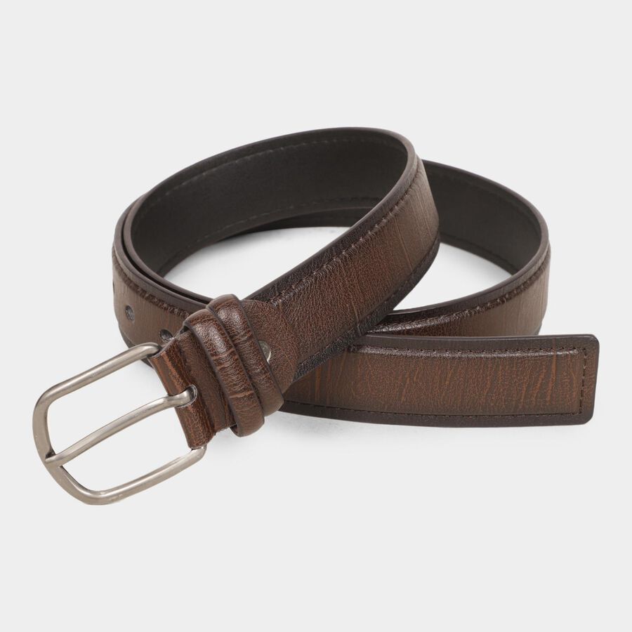 Men's Brown Polyurethane Casual Belt, , large image number null