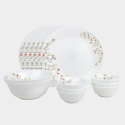 14 Pcs. Opalware Dinner Set, Microwave Safe