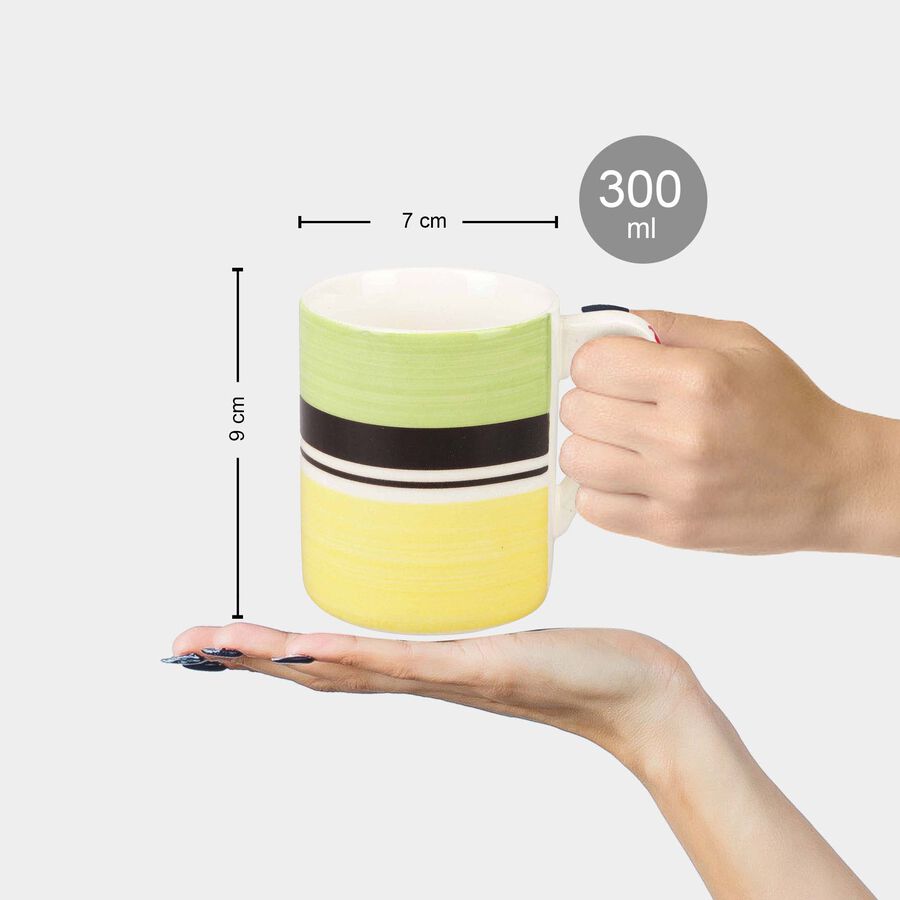 300 ml Stoneware Mini Mug, Hand Painted Color, , large image number null