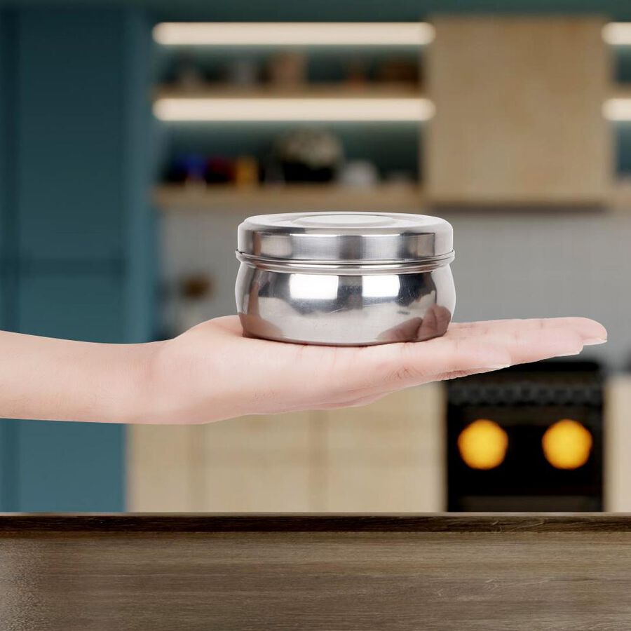 250 ml Stainless Steel Poori Dabba, , large image number null