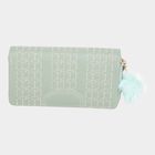 Women's Polyurethane Zipper Hand Pouch, , small image number null