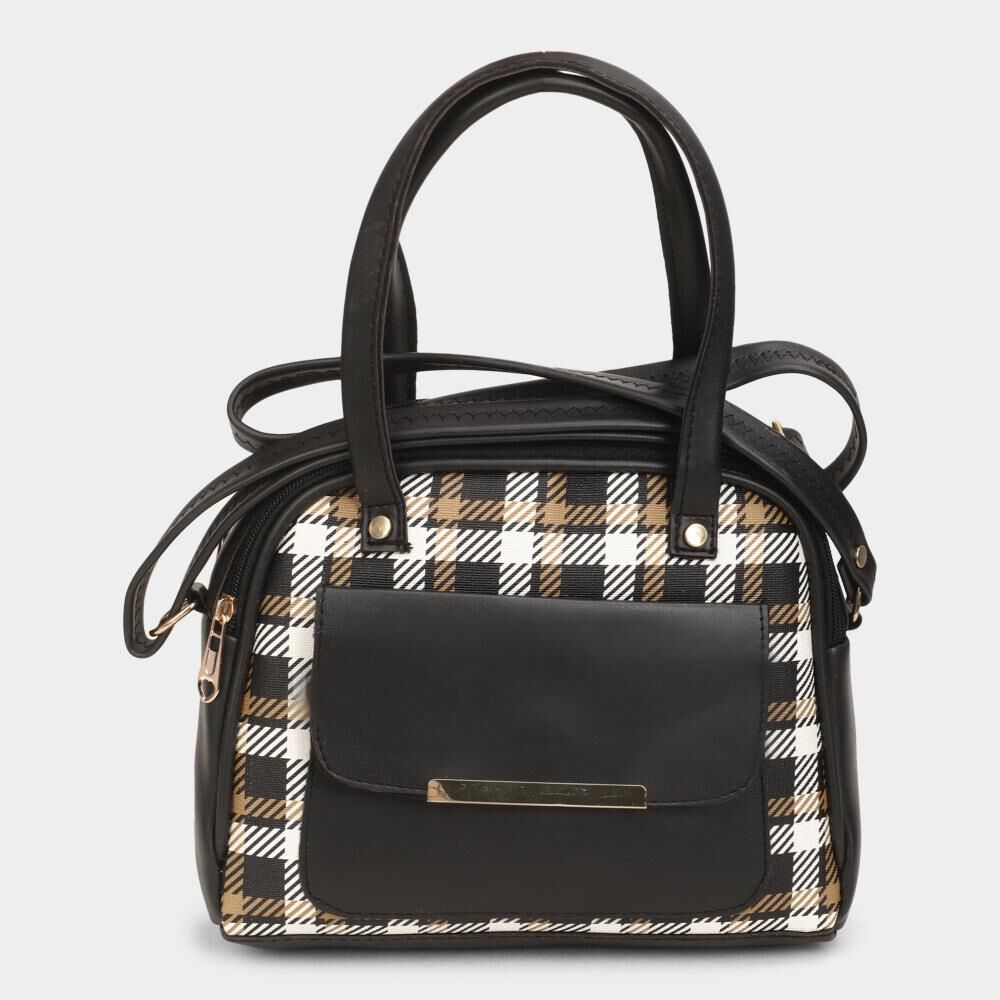 Lucky Charm                         Women's Black Polyurethane Sling Bag