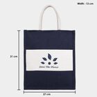 Dark Blue Canvas Lunch Bag, , small image number null