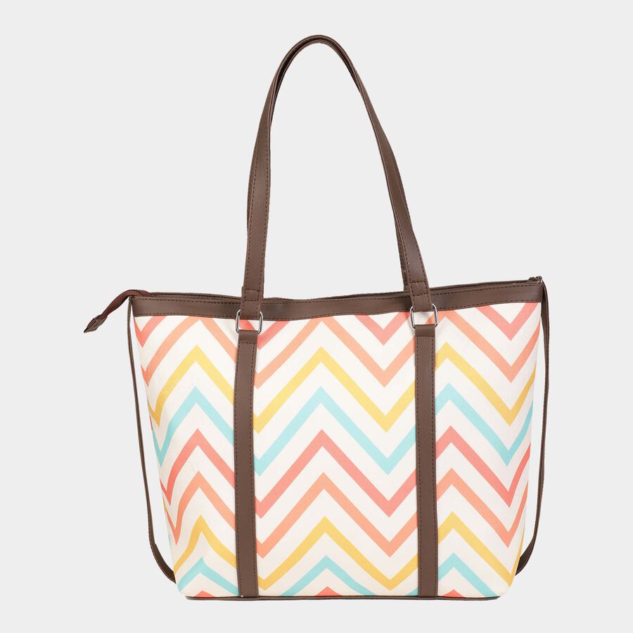 Women's Fabric Tote Bag, Printed, Large Size, , large image number null