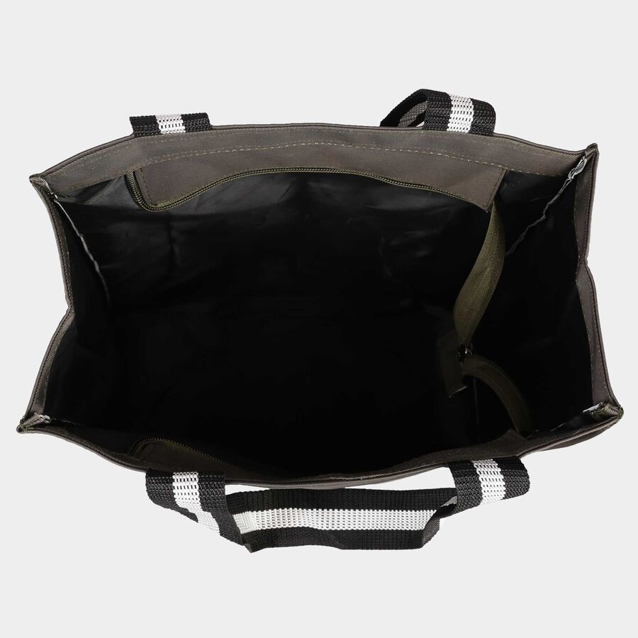 Olive Fabric-Polyester Bag, , large image number null