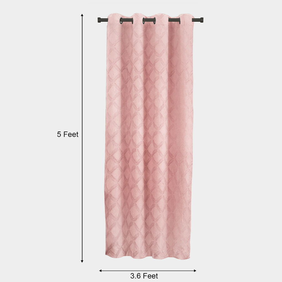 5 ft. Pink Polyester Curtain, , large image number null