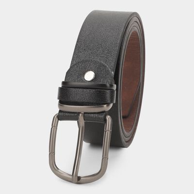 Men's Black Pu Casual Belt 