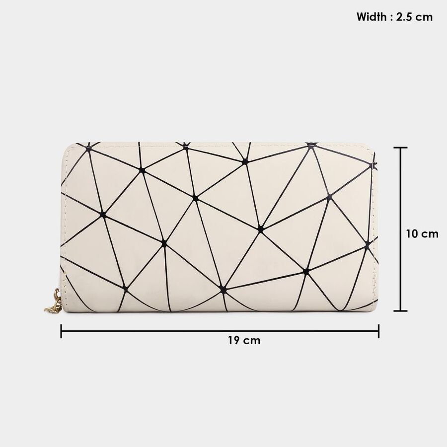 Women's Pink Polyurethane Long Wallet, , large image number null