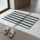 Anti-SKId Blue Polyester Door Mat, , small image number null