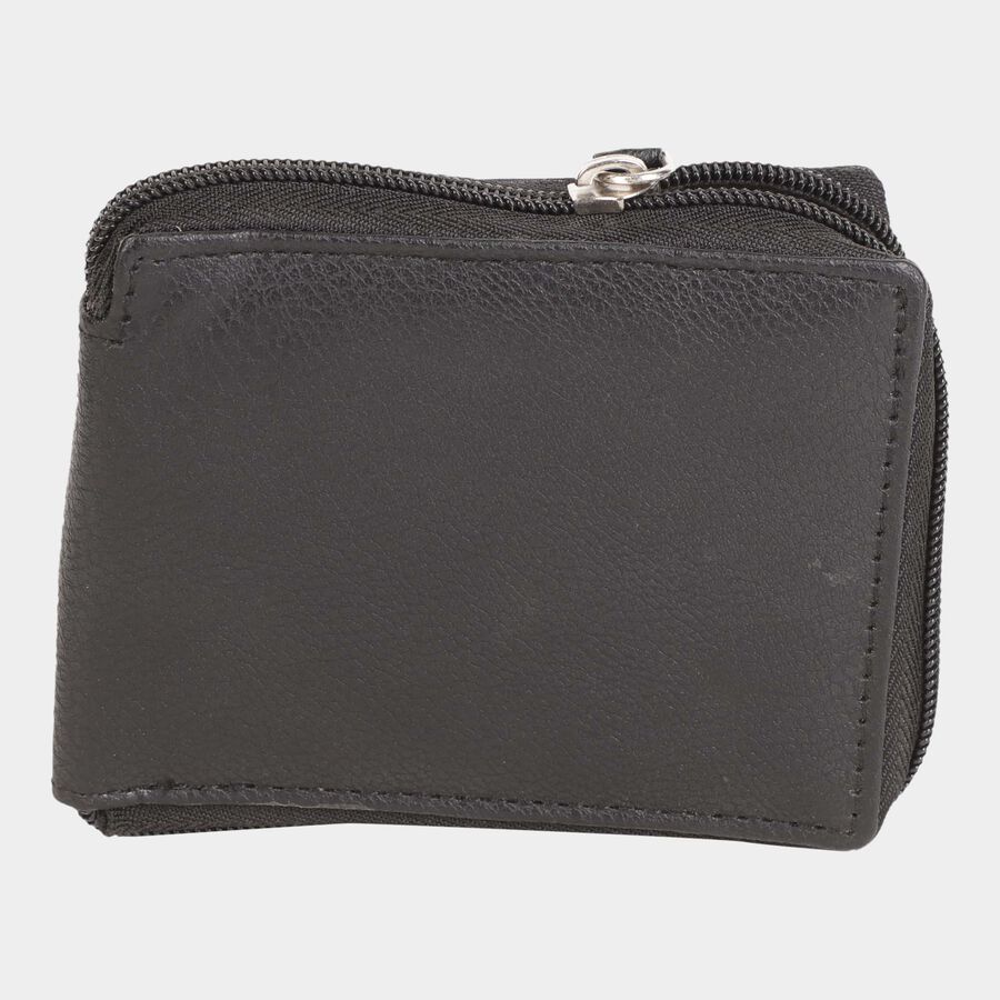 Men's Zip Around Wallet, Polyurethane, , large image number null