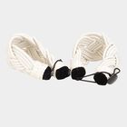Cream Microfiber Tieback Rope, , small image number null
