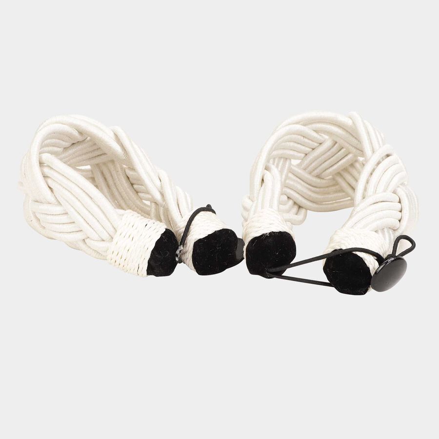 Cream Microfiber Tieback Rope, , large image number null