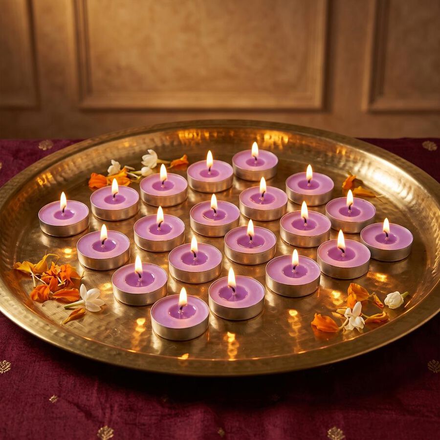 Fragranced Candels Set of 20Pcs, , large
