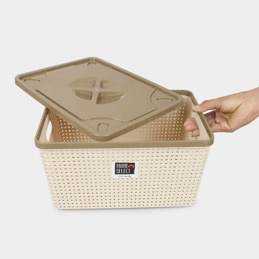 Dune Basket with Lid, , large image number null