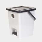10 L Light Grey Plastic Dustbin, , small image number null