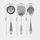 Steel Kitchen Tool Set, Set of 4, , small image number null