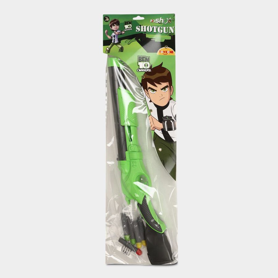 Kid's Plastic Toy Gun, 1 Gun And 5 Bullets, , large image number null