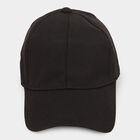 Black Men's Cotton Cap, , small image number null