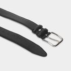 Men's Black Pu Casual Belt, , small