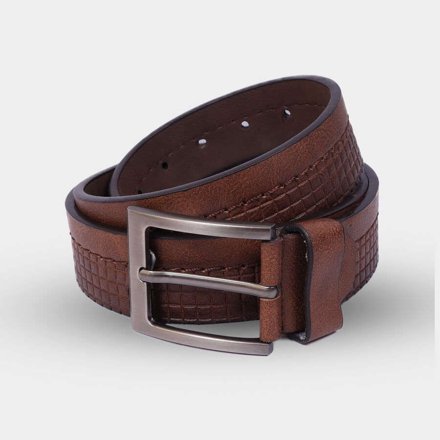 Men Casual Brown Belt (40 in.), , large image number null