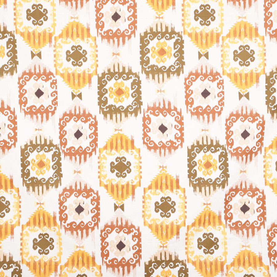 Orange Cotton Double Bedsheet With Pillow Cover, , large image number null