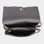 Women's Grey Polyurethane Sling Bag, , small image number null